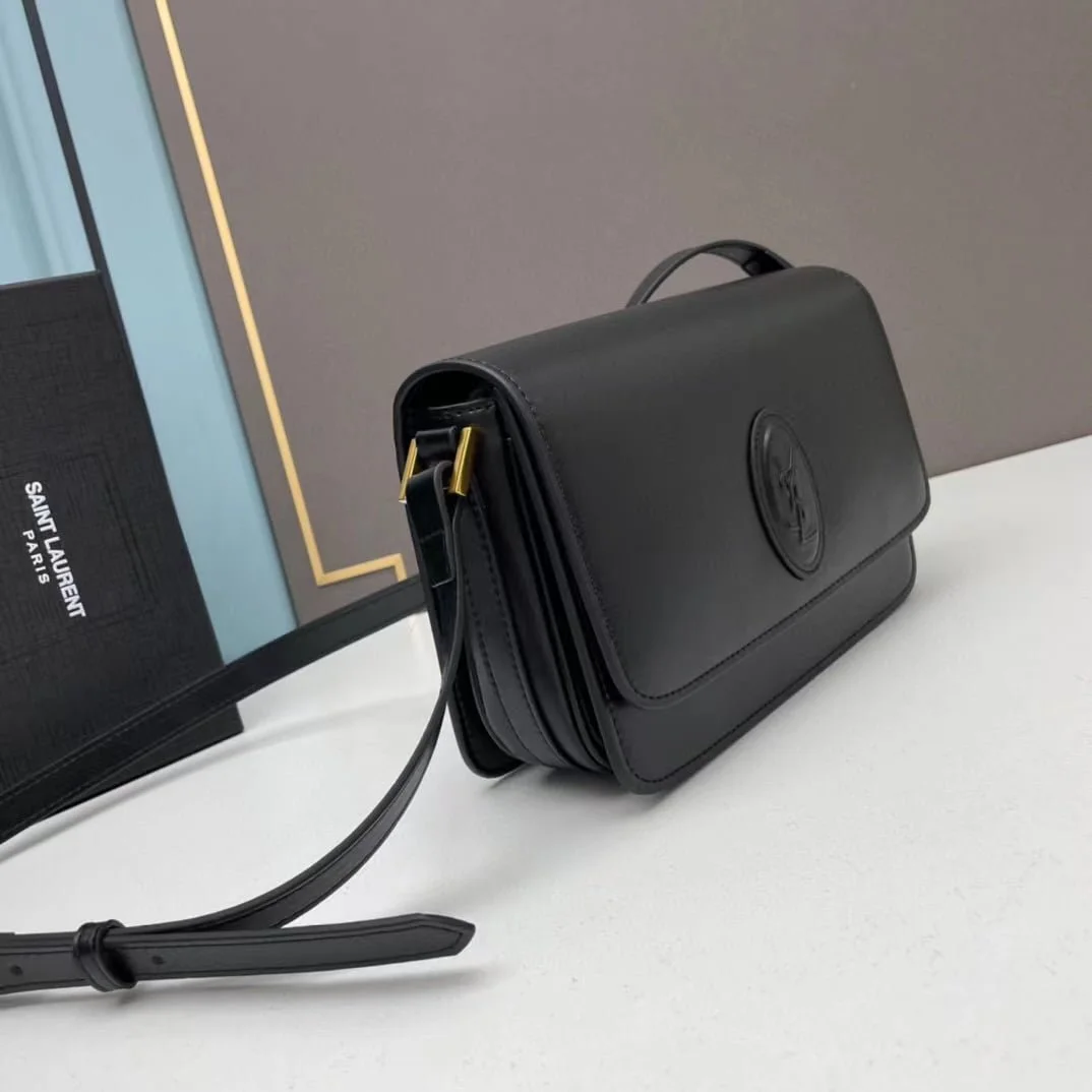YSL solferino box cowhide shoulder bag size: 23*16*7.5cm - LITELUX