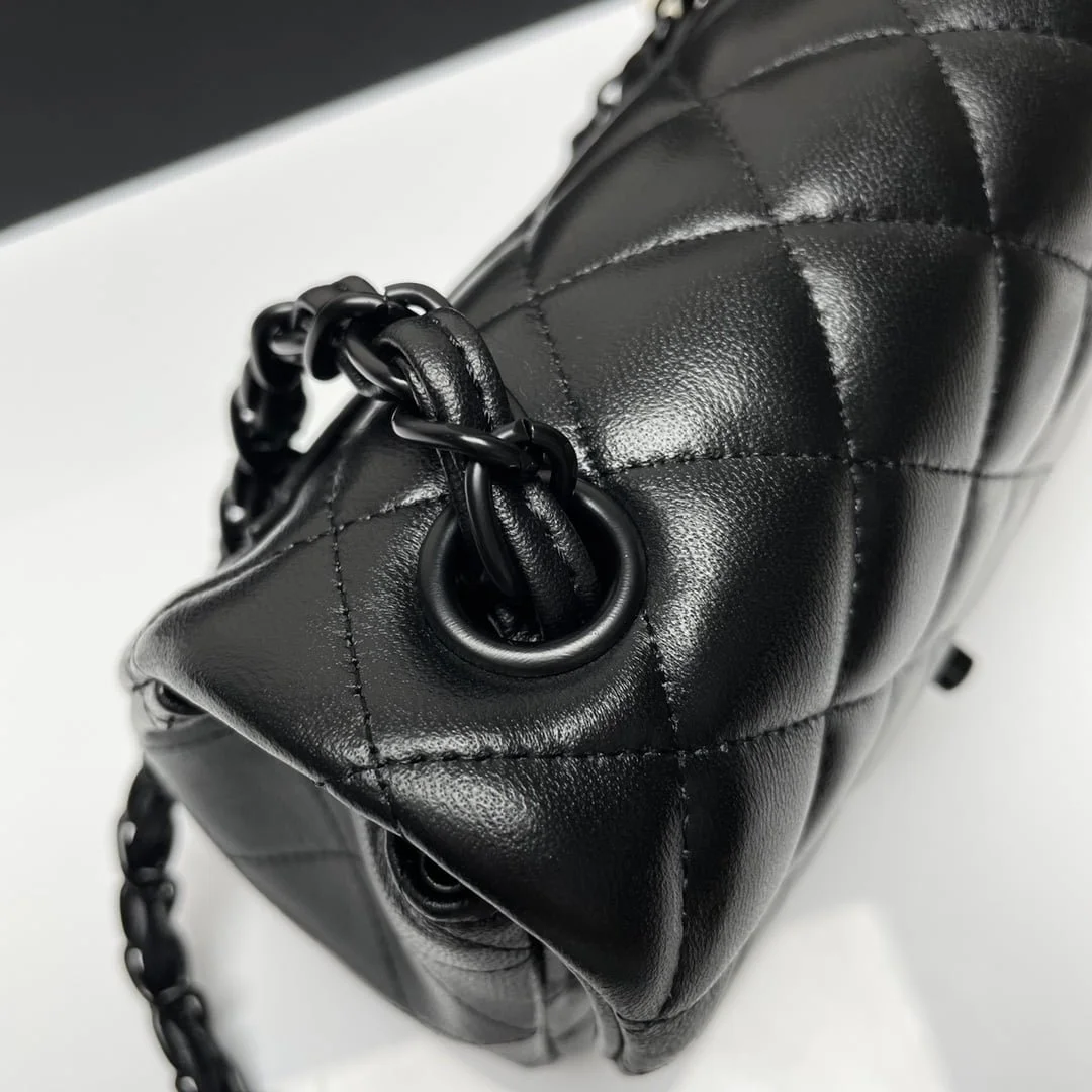 Chanel cf Square Fat 1115 sheepskin size: 18*14*7cm - LITELUX
