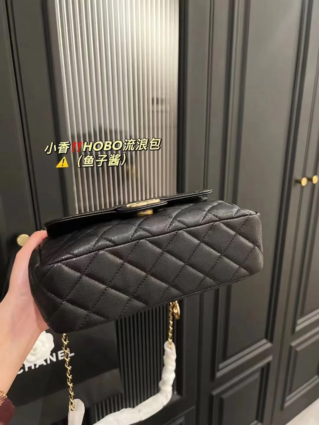 Chanel HOBO bag caviar 3690 size: 22*20cm - LITELUX