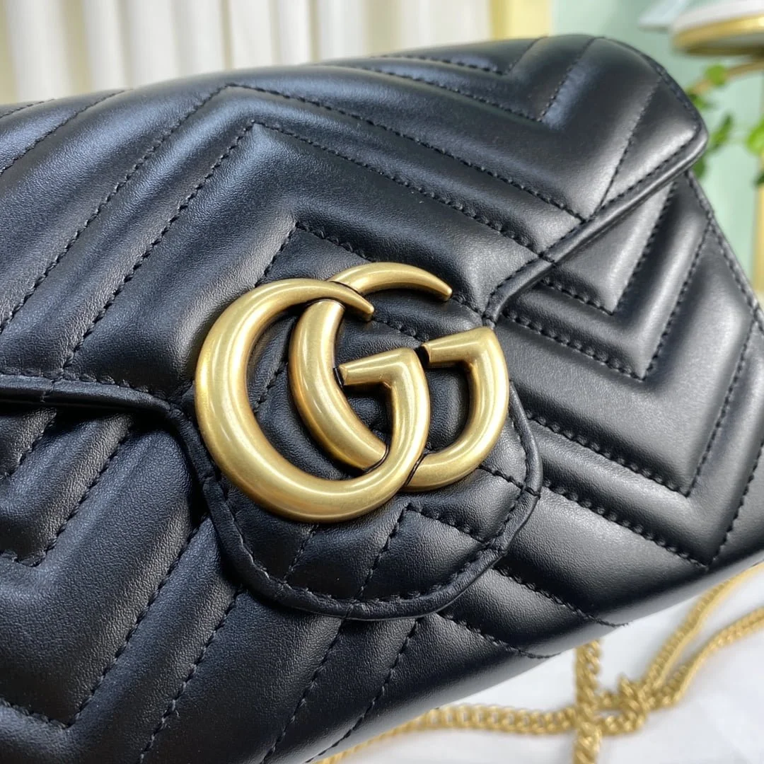 GUCCI / GG marmont 474575 Mini chain bag size: 20* 13* 6cm - LITELUX