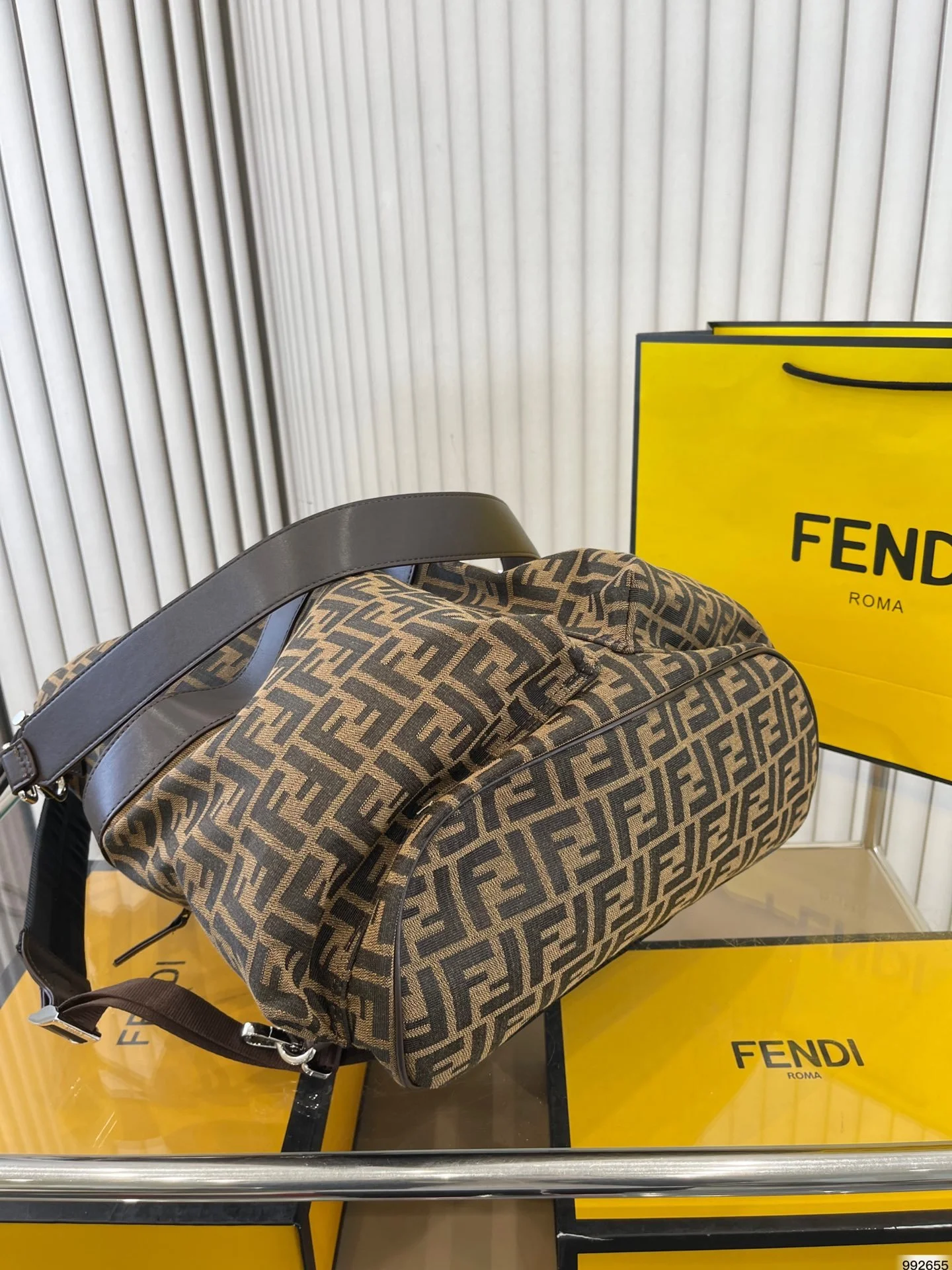 FENDI new backpack Brown/Black Size:34*44cm - LITELUX