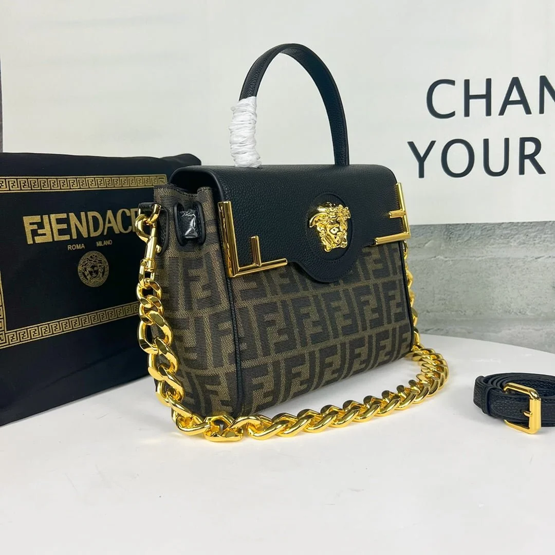 FENDI Fendace La Medusa Crossbody bag - LITELUX
