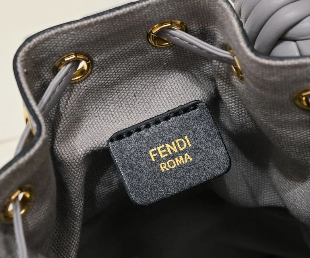 FENDI mini bucket bag 0189 Grey - LITELUX
