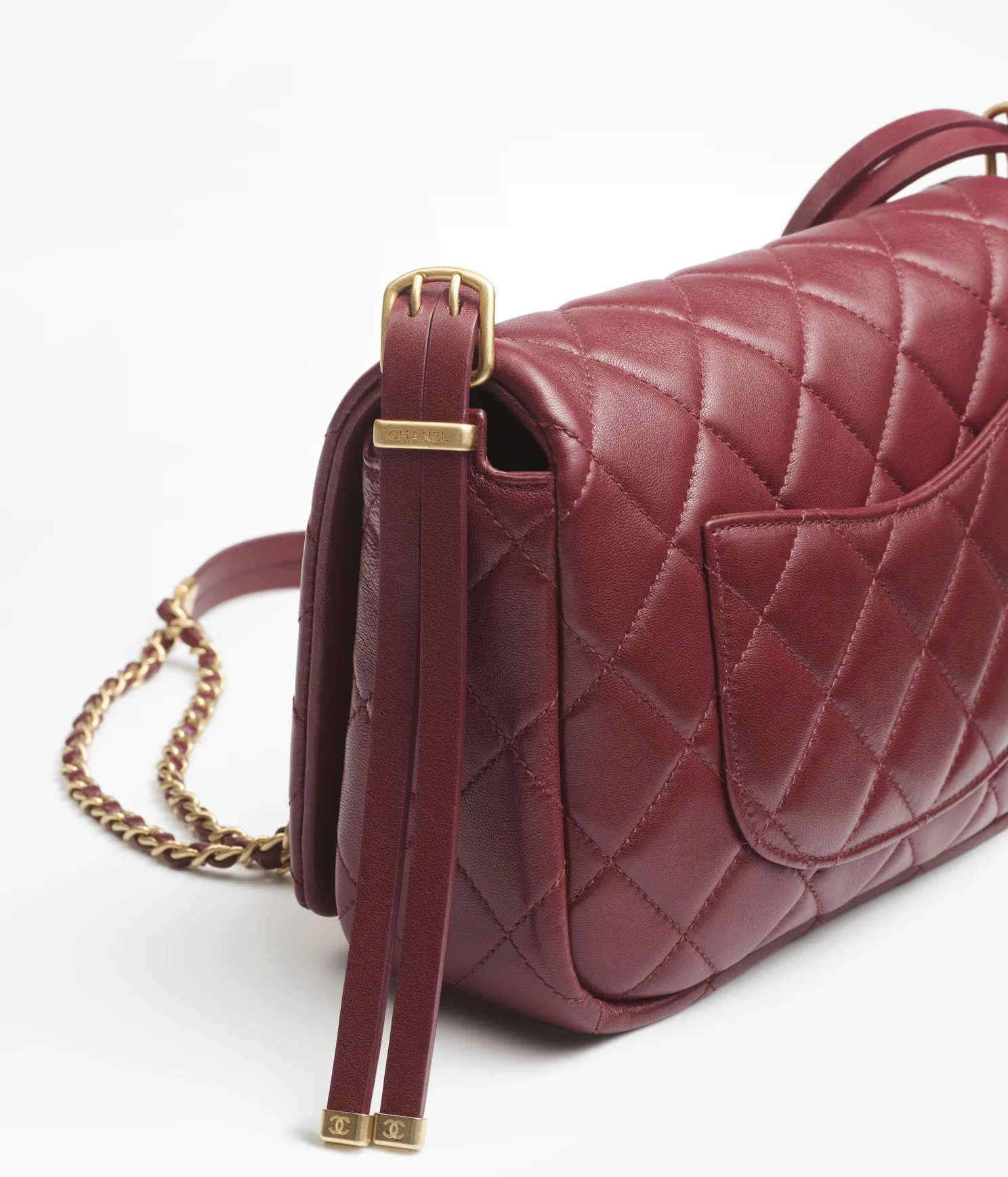 CHANEL / SMALL FLAP BAG Lambskin & Gold-Tone Metal Dark Brown Ref.  AS4353 B13826 NN271 - LITELUX