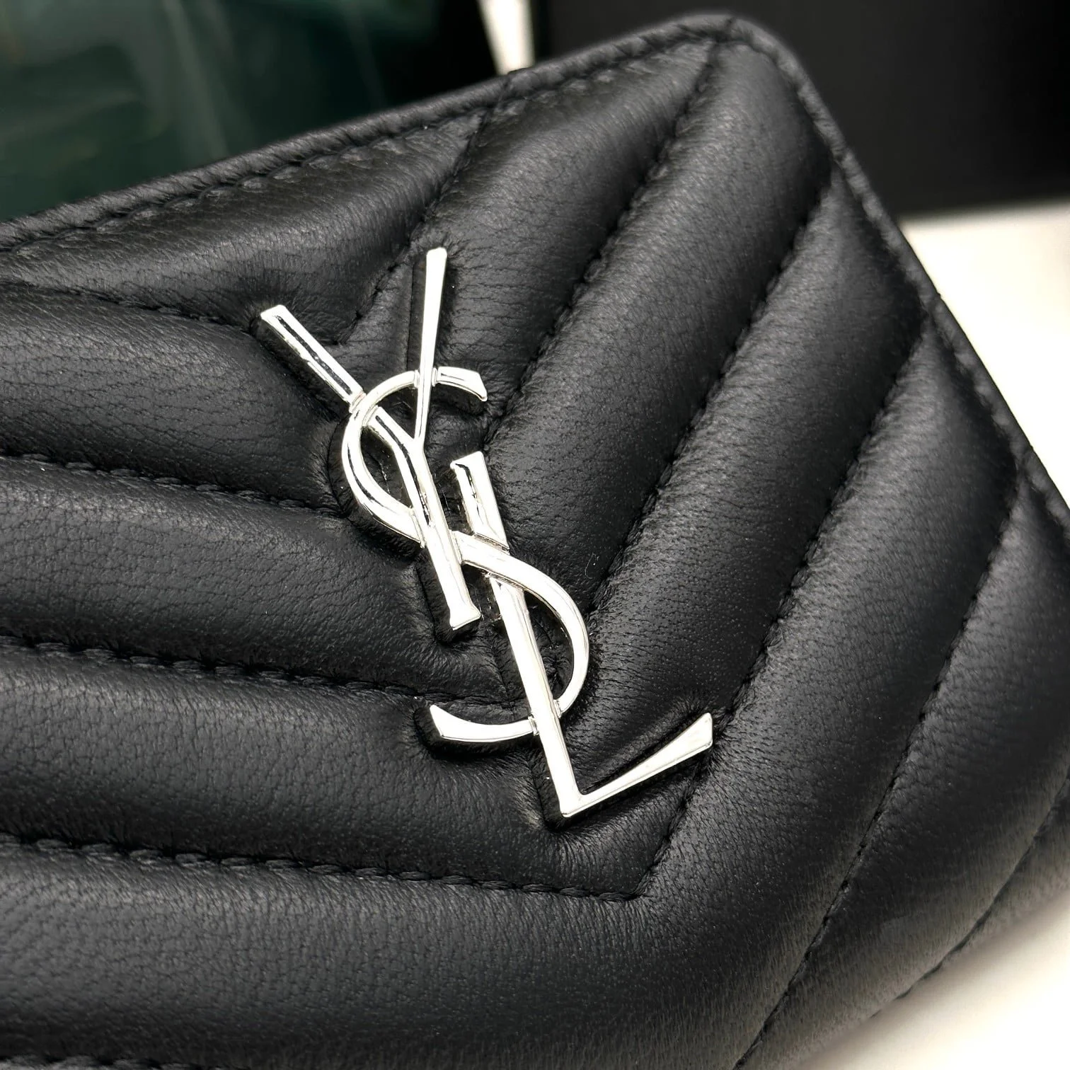 YSL SLP short round zipper money clip wallet 1890 size:12*10*3CM - LITELUX