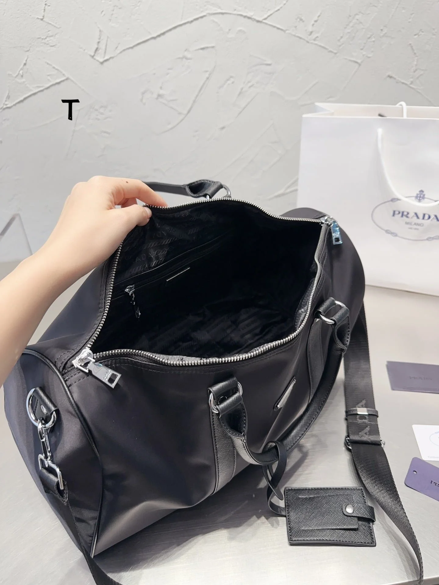Prada travel bag size: 43*25cm - LITELUX