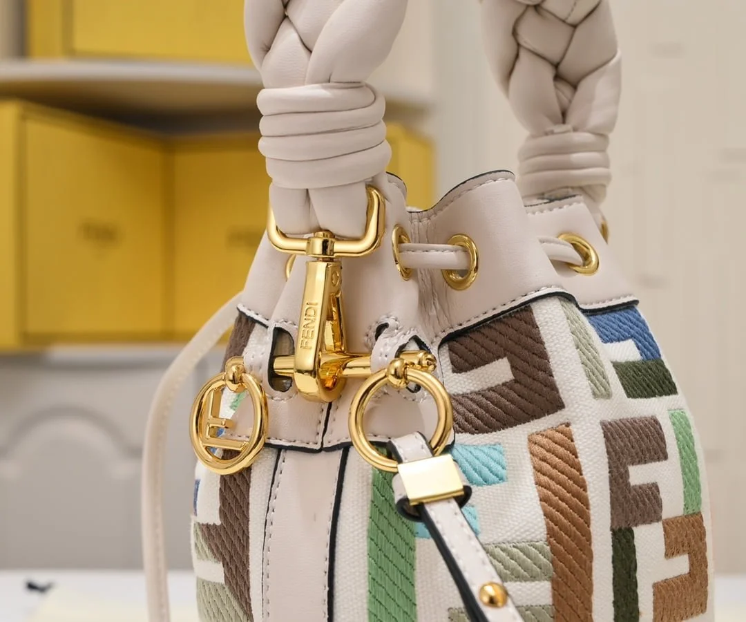 FENDI mini bucket bag 0189 Rainbow - LITELUX