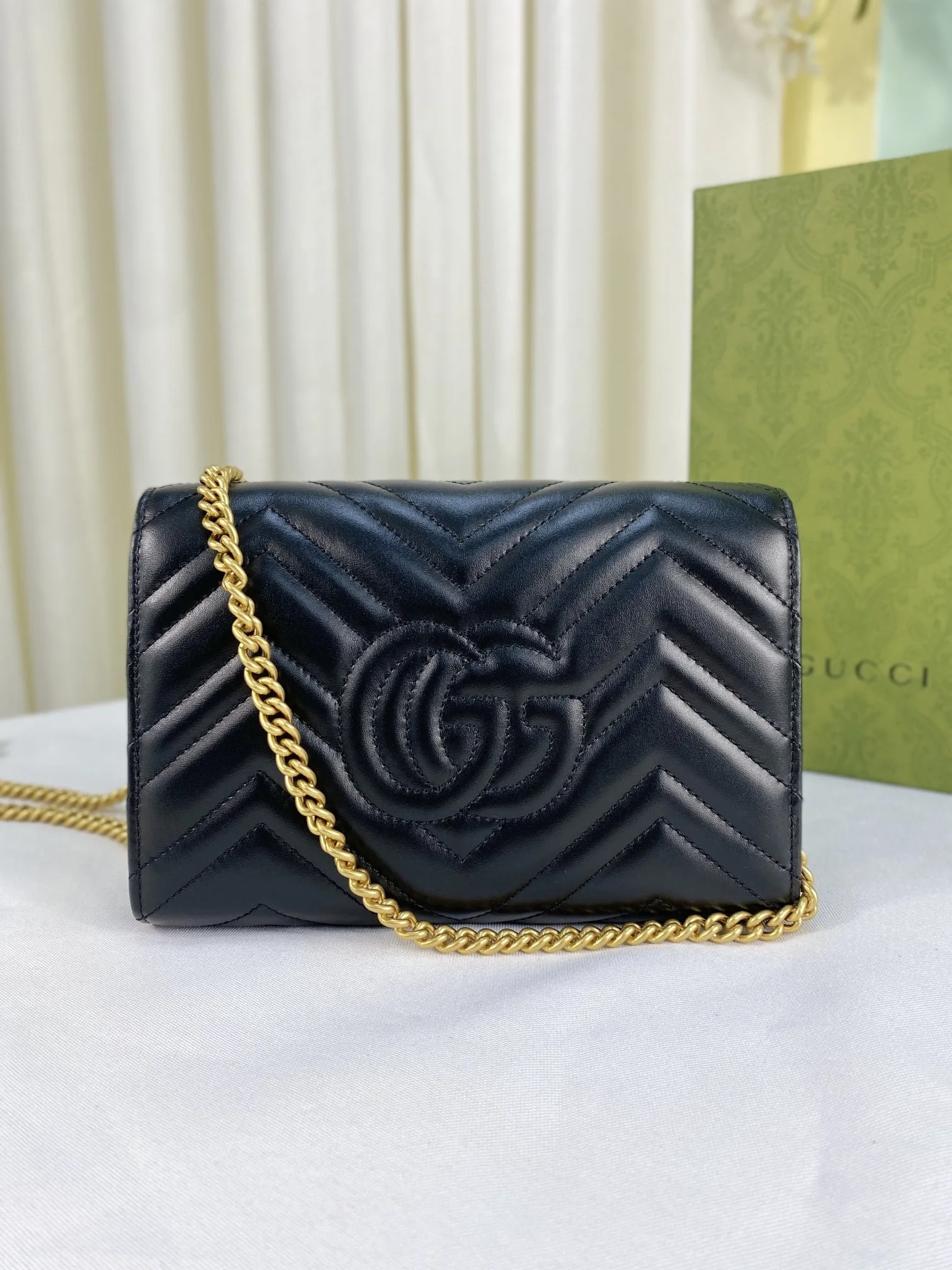 GUCCI / GG marmont 474575 Mini chain bag size: 20* 13* 6cm - LITELUX