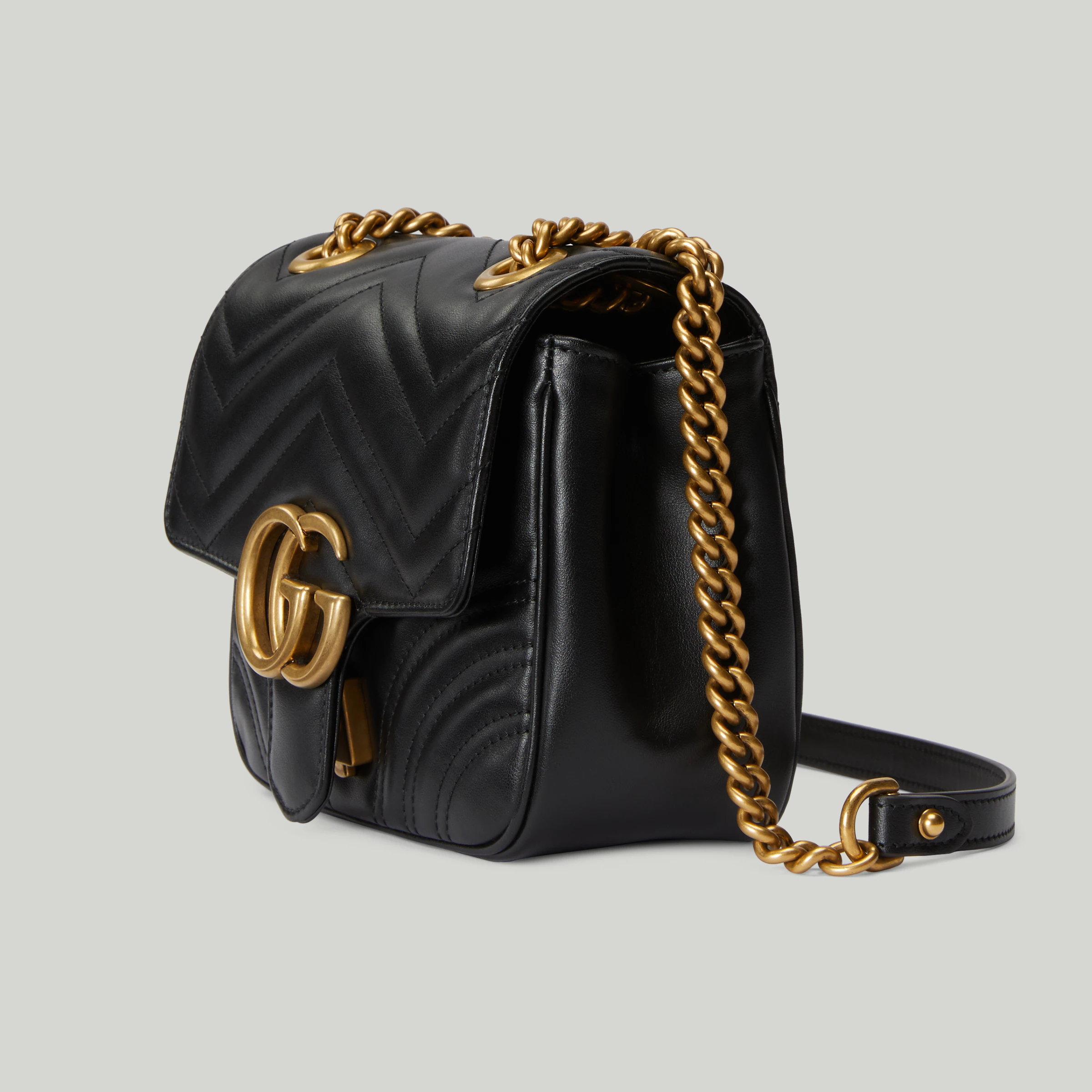 GUCCI / GG MARMONT MINI SHOULDER BAG 739682 AABZC 1000 - LITELUX
