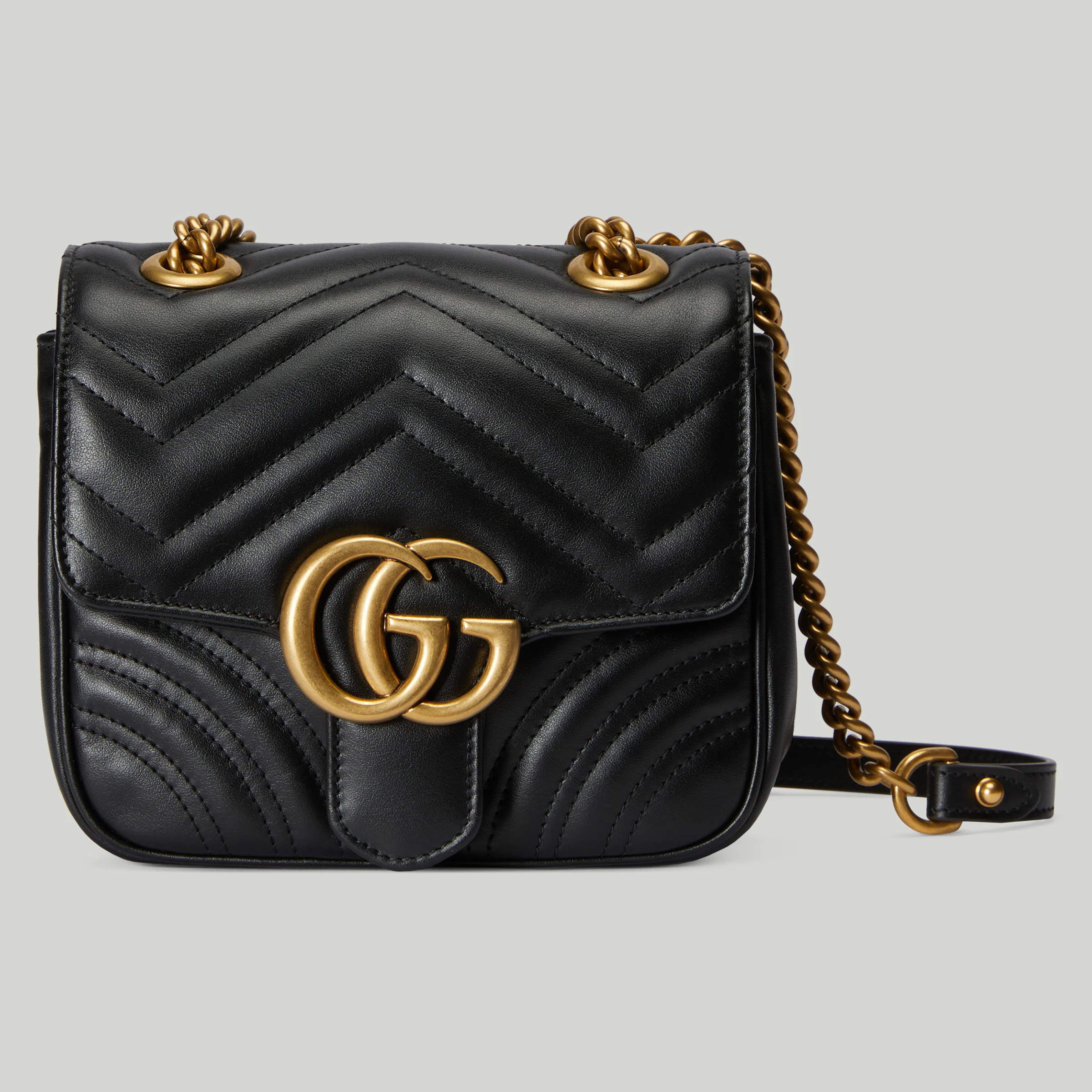 GUCCI / GG MARMONT MINI SHOULDER BAG 739682 AABZC 1000 - LITELUX