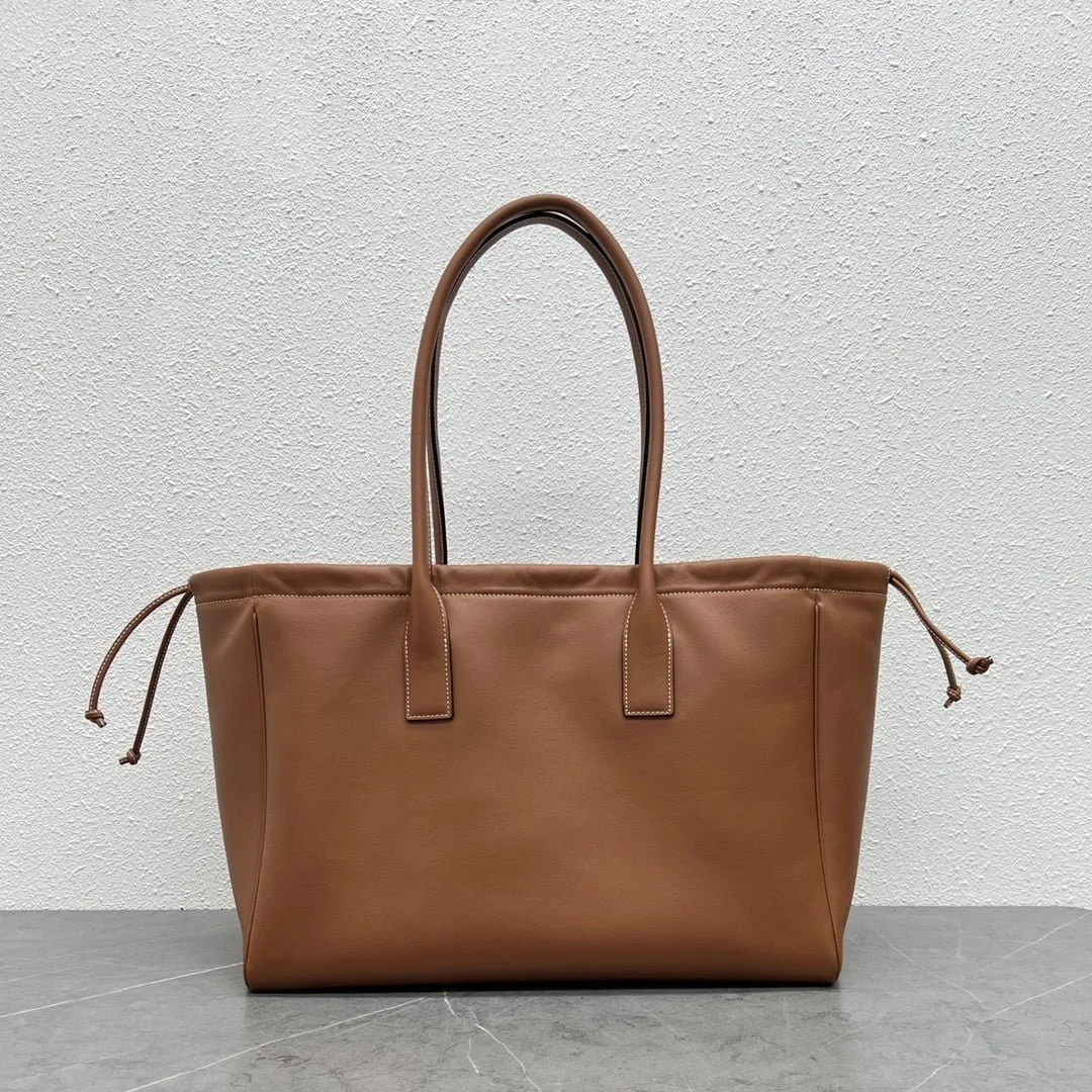 CELINE CABAS TRIOMPHE Draw the rope Tote Bag Shoulder bag Brown Size: 44 * 28 * 18cm - LITELUX