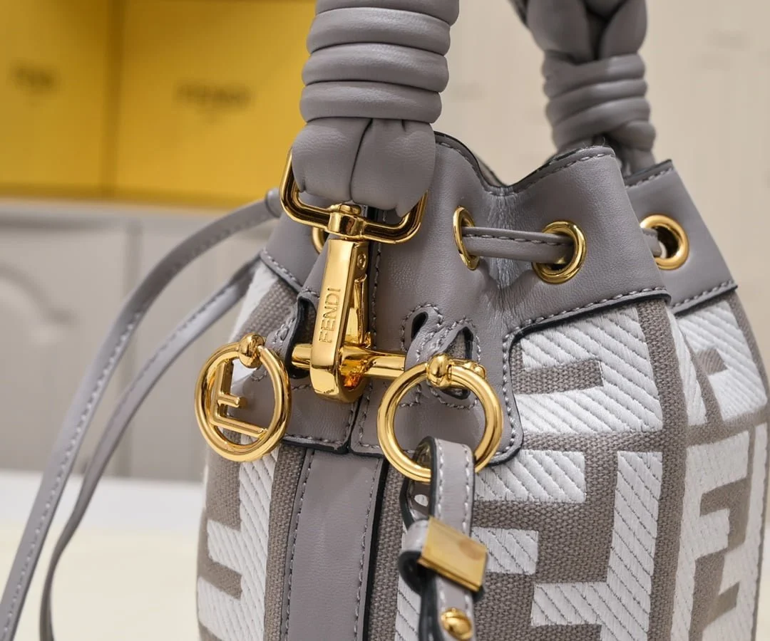 FENDI mini bucket bag 0189 Grey - LITELUX