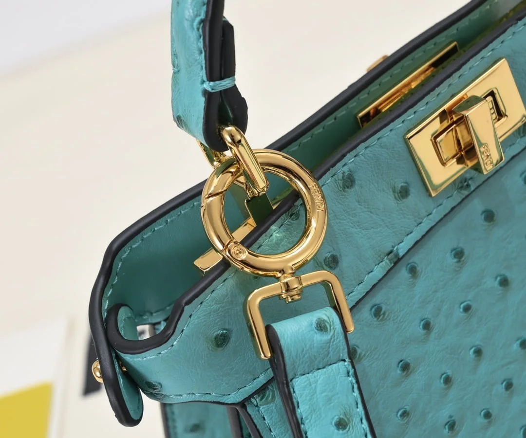 FENDI Peekaboo Light Green 23ss 335 Size: 20*15cm - LITELUX