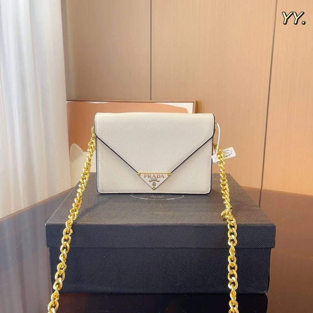 Prada Monochrome Chain bag 5 colors size: 21*4*14cm - LITELUX