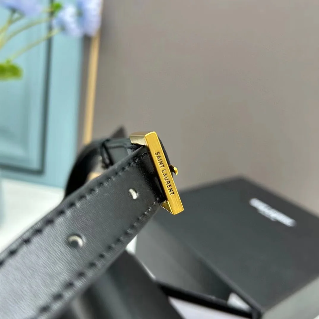 YSL saddle cowhide leather shoulder bag 0233 black size: 19*16*6cm - LITELUX