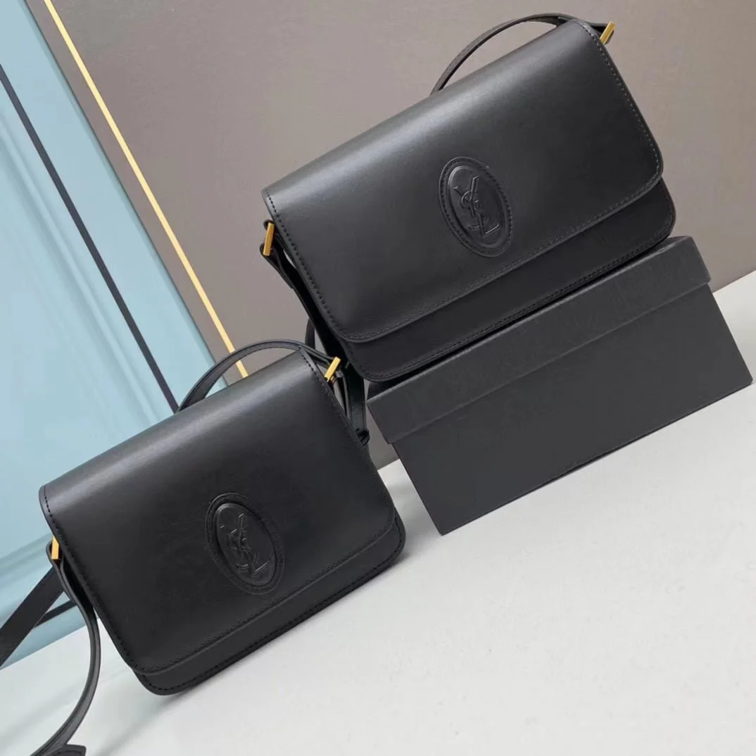 YSL solferino box cowhide shoulder bag size: 23*16*7.5cm - LITELUX