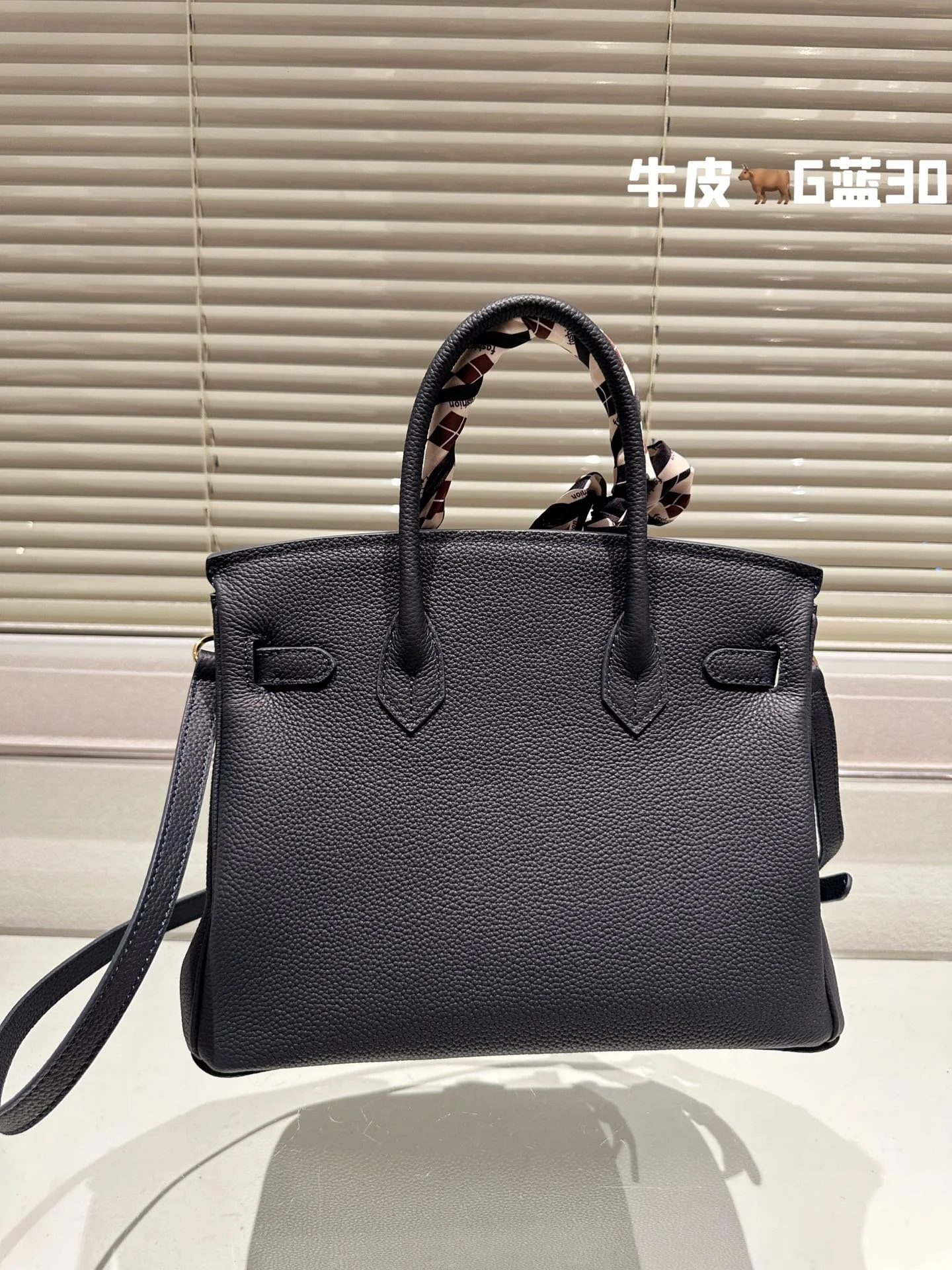 Hermès Birkin Togo Calf Gold Hardware Midnight blue size: 30Cm/ 25Cm - LITELUX