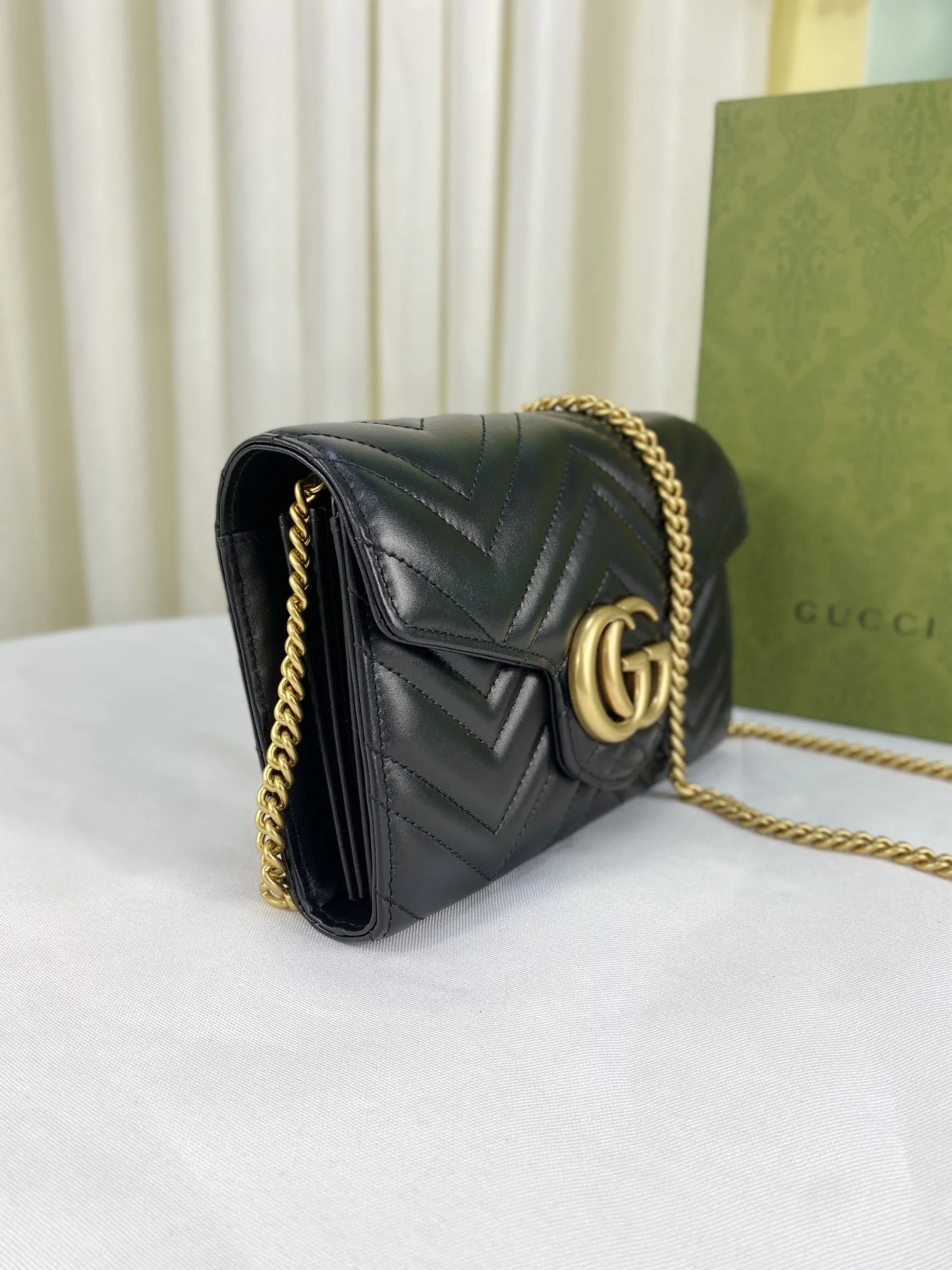 GUCCI / GG marmont 474575 Mini chain bag size: 20* 13* 6cm - LITELUX