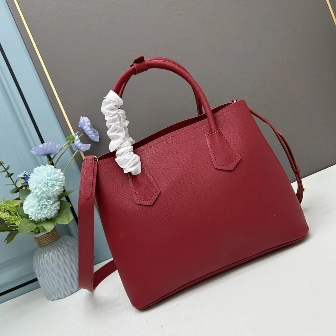 Prada Cross cut cowhide shoulder bag red 2756# size: 34*26*16cm - LITELUX