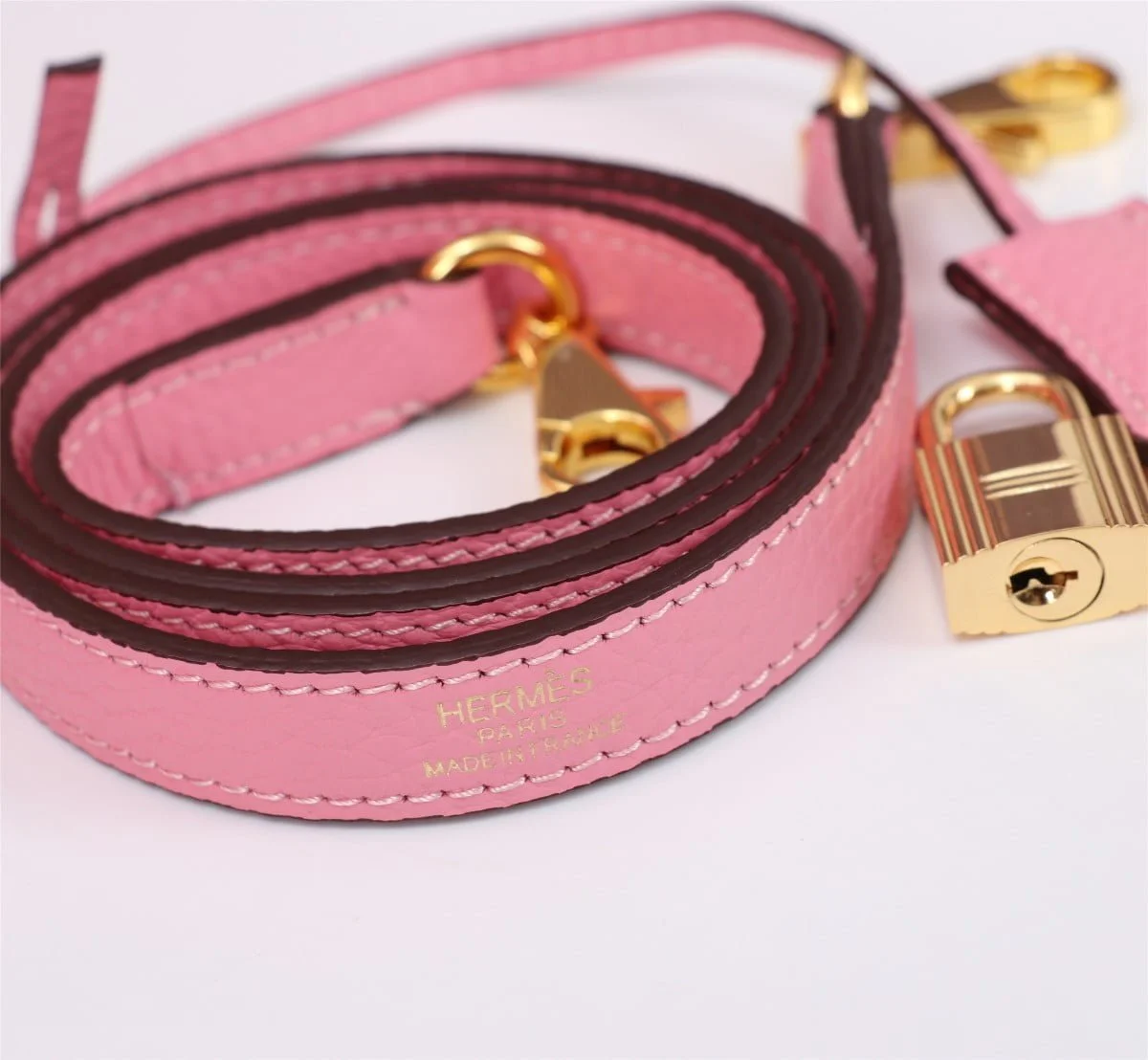 Hermès Kelly Togo Calf Gold hardware Sakura Pink size: 25Cm/ 28Cm - LITELUX