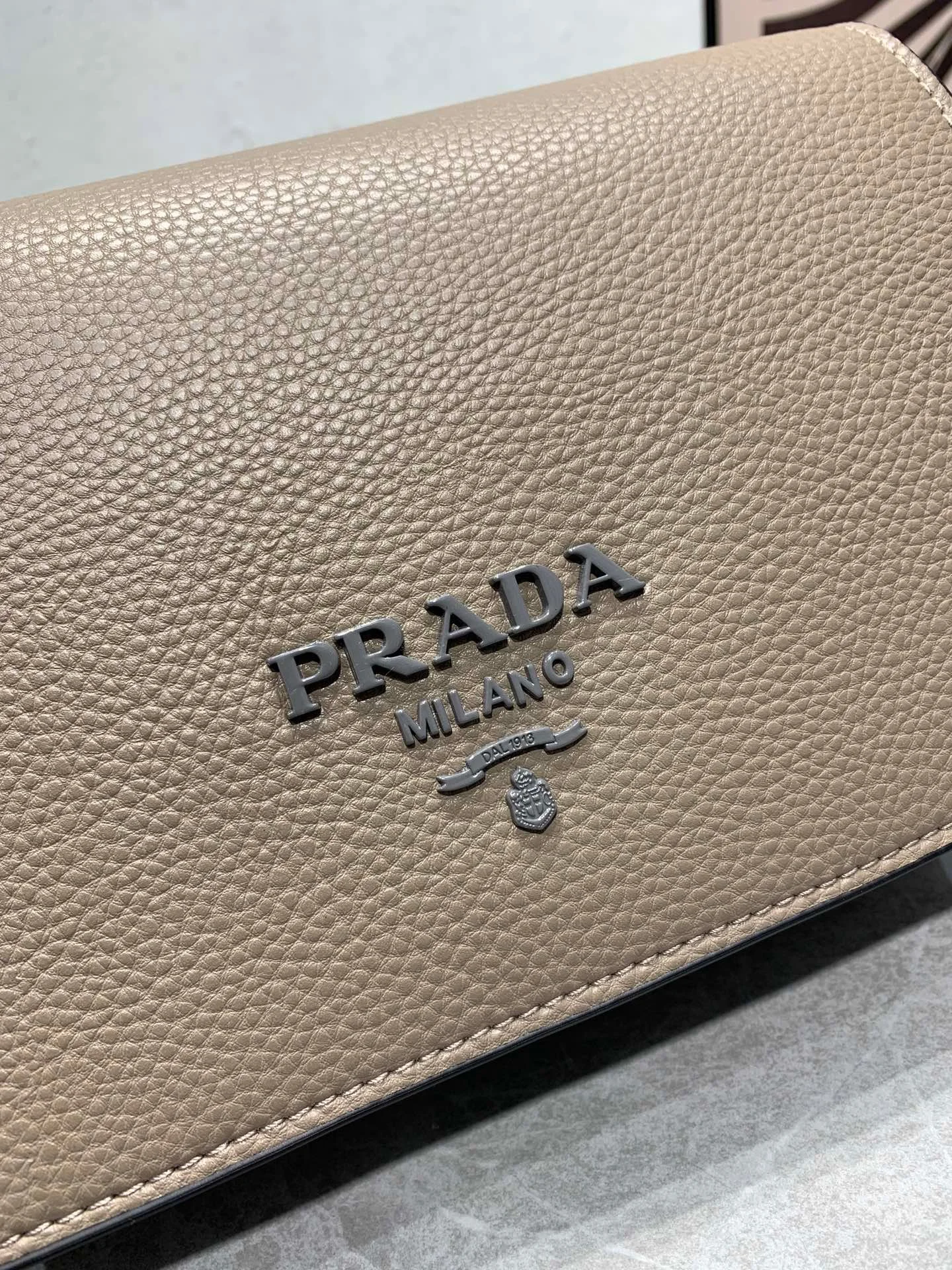 Prada renovate shoulder bag grey 55139 Size:24*15*10.5cm - LITELUX
