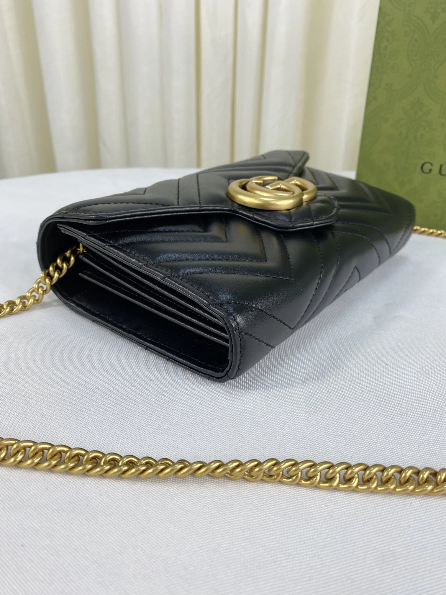 GUCCI / GG marmont 474575 Mini chain bag size: 20* 13* 6cm - LITELUX