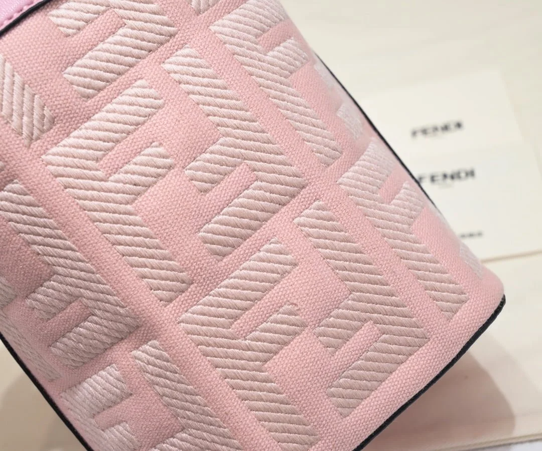 FENDI mini bucket bag 0189 Pink - LITELUX