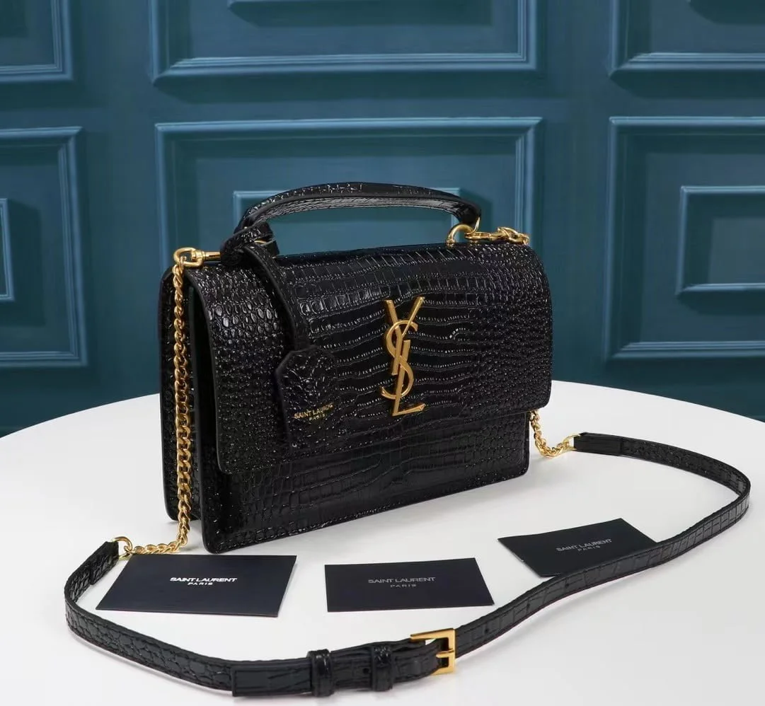 YSL Saint Laurent high-end leather Newmedium sunseto handbag crossbody bag [634723] - LITELUX