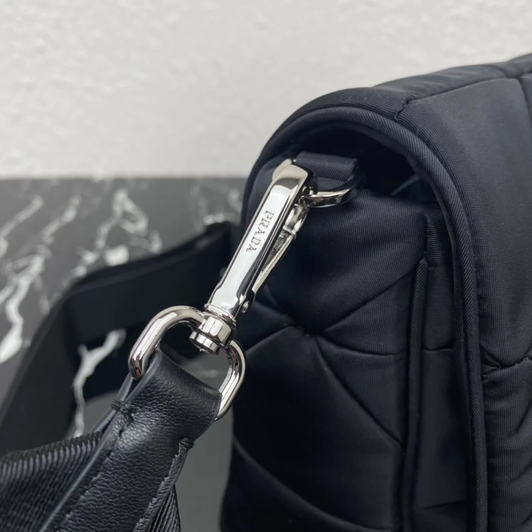 Prada Re-Nylon Three-piece set 1BD290 Shoulder bag black size: 24cmx*17.5cm*8.5cm - LITELUX