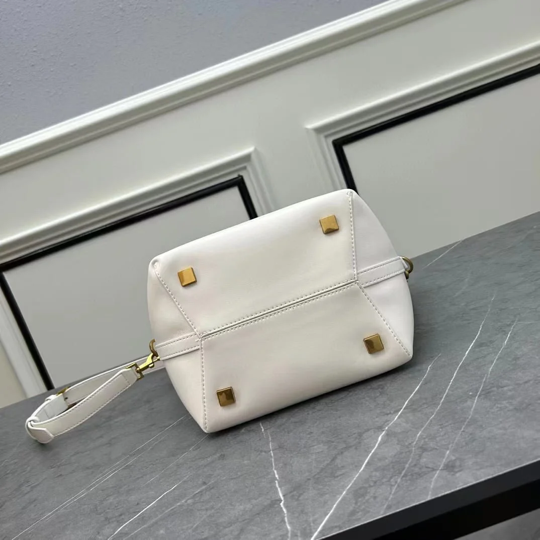 YSL LE 5A7 Underarm bag white 9933 size: 25*21*10cm/17*20*14cm - LITELUX