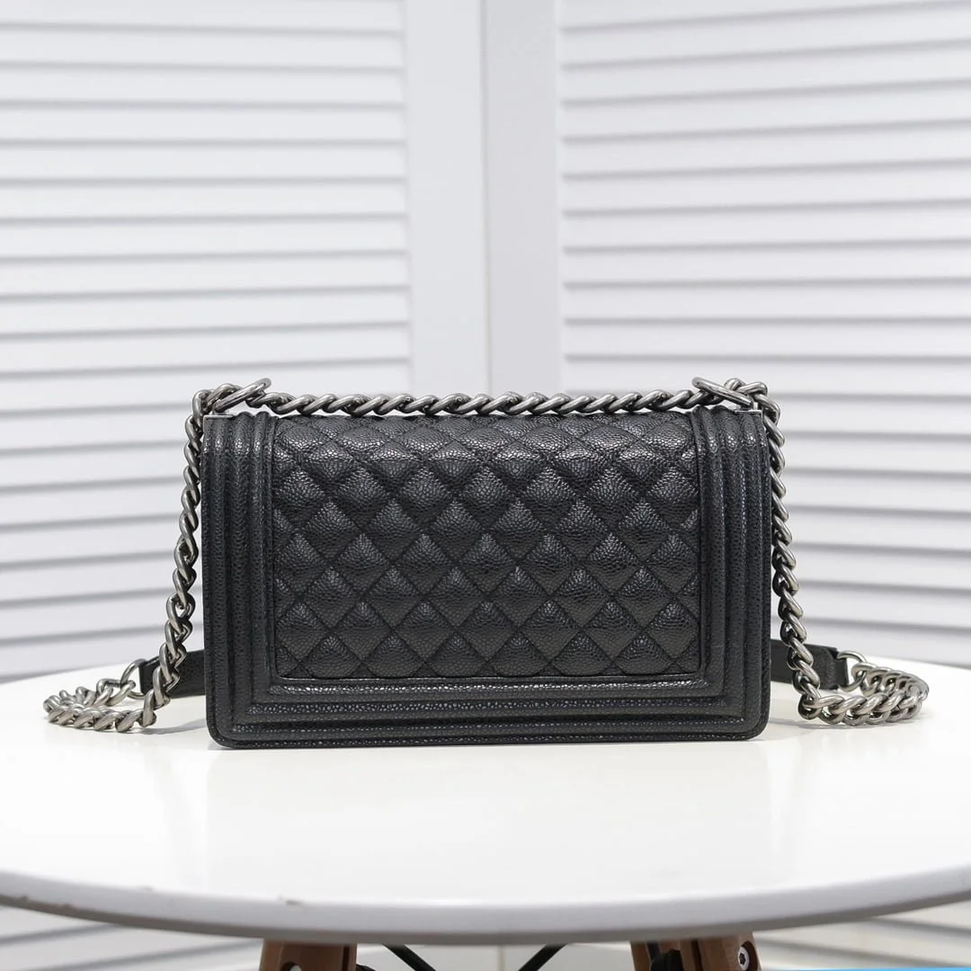 Chanel Cowhide caviar with sliver hardware size: 25*15*9cm - LITELUX