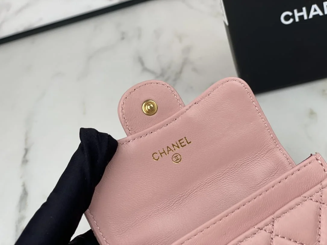 Chanel classic Card Bag & coin Wallet sheepskin  AP0214 size:7.5 * 11.3 * 2.1 cm - LITELUX
