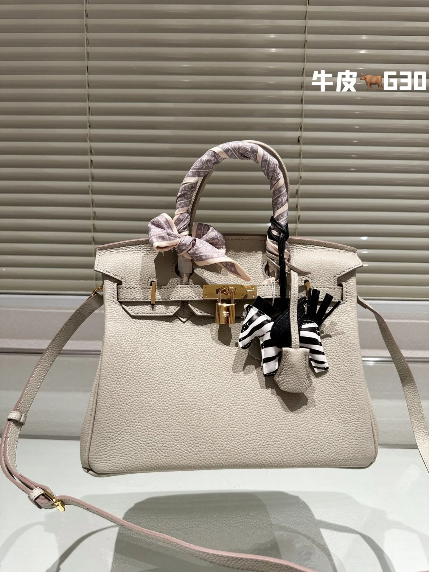 Hermès Birkin Togo Calf Gold Hardware Cream White size: 30Cm/ 25Cm - LITELUX