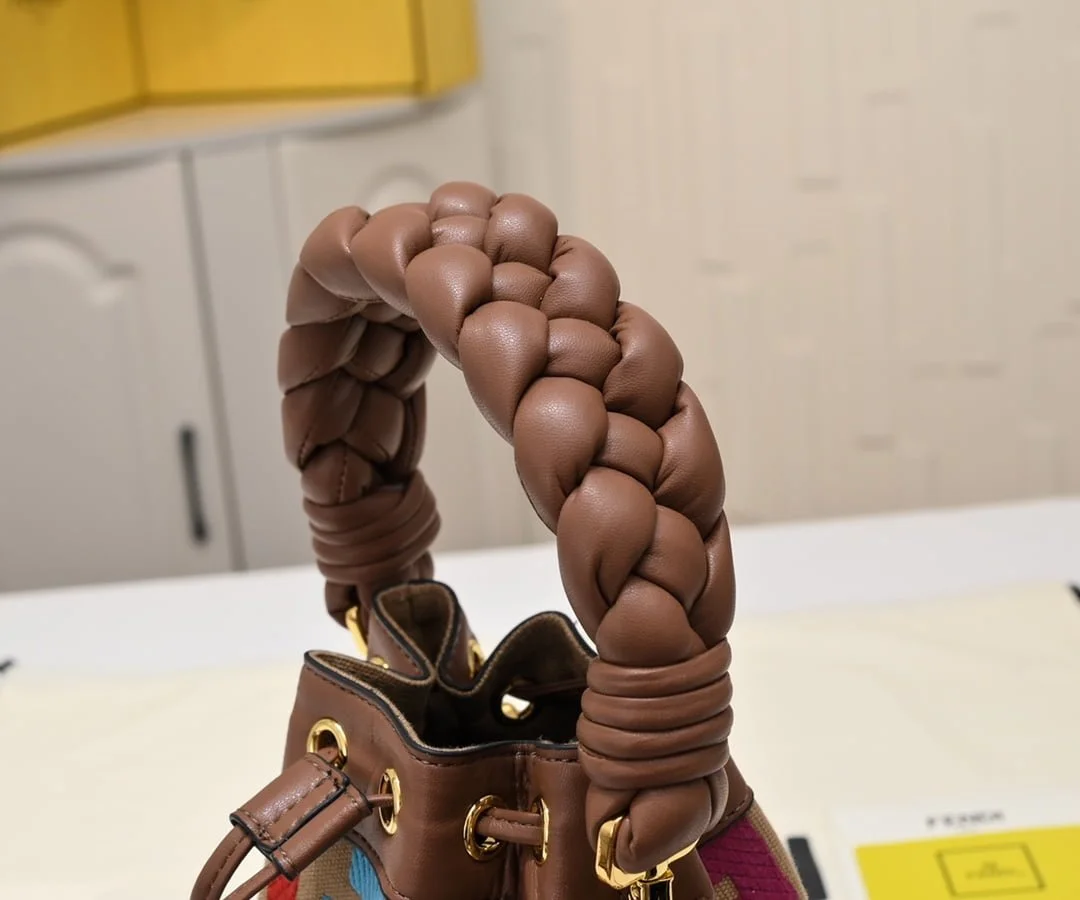 FENDI mini bucket bag 0189 rainbow - LITELUX