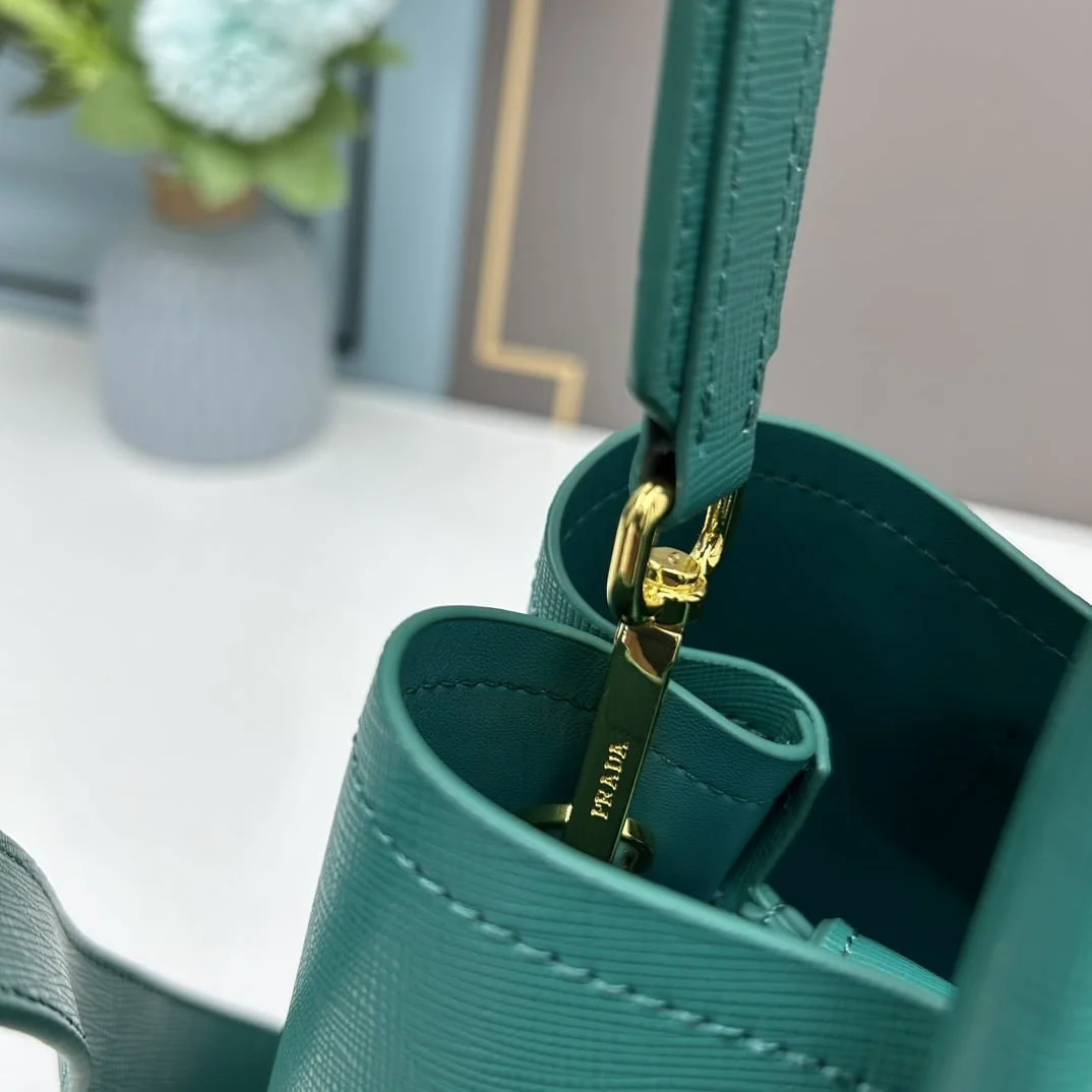 Prada Cross cut cowhide shoulder bag green 2756# size: 34*26*16cm - LITELUX