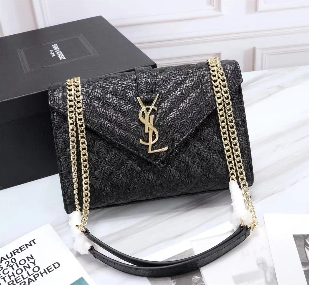 YSL Saint Laurent leather chain crossbody bag - LITELUX