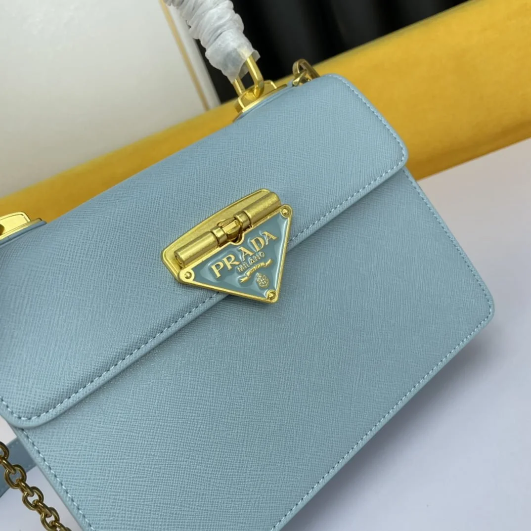 Prada organ bag light blue size: 20*15*5cm - LITELUX