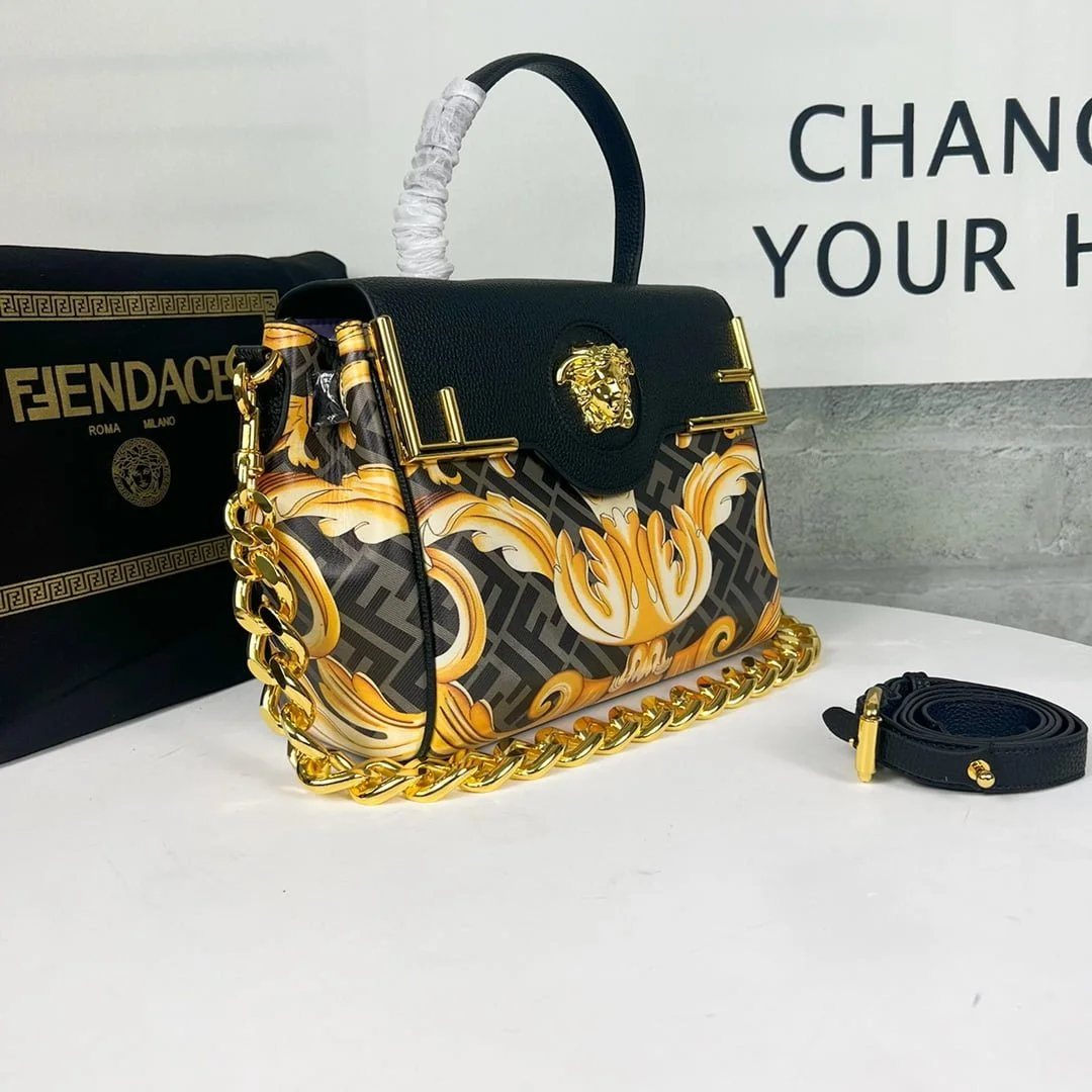 FENDI Fendace La Medusa Crossbody bag - LITELUX