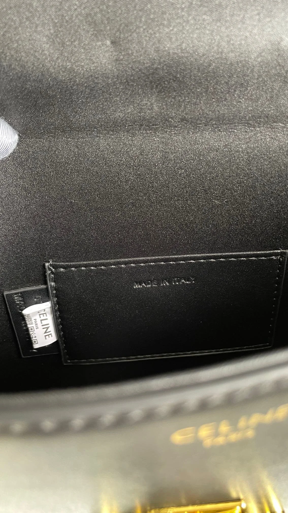 CELINE Arc de Triomphe Black with Chain 8067 size: 22 X 13.5 X 6cm - LITELUX