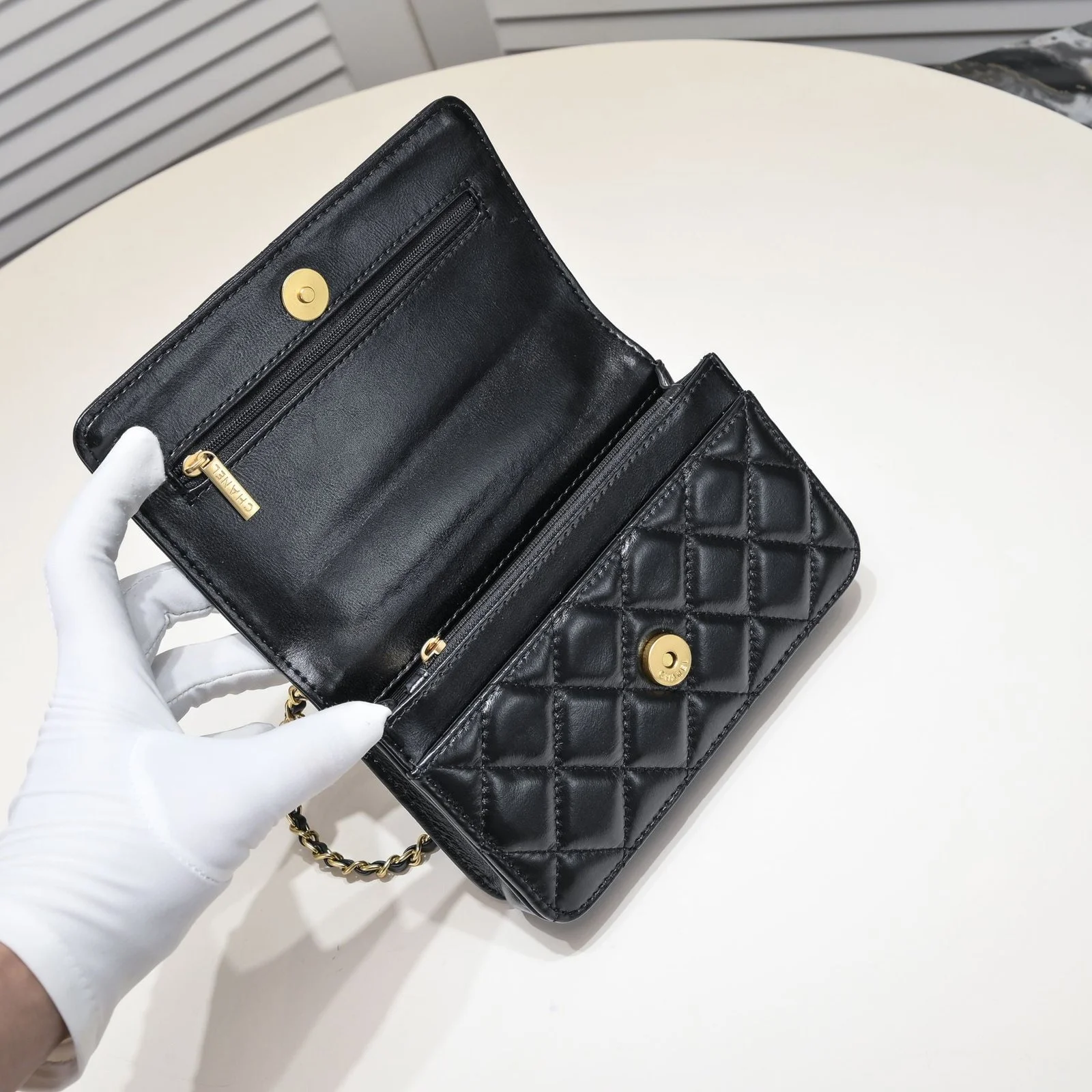 Chanel cowhide handle Rich crossbody shoulder bag 3107 size: 19.5*11.5*4cm - LITELUX