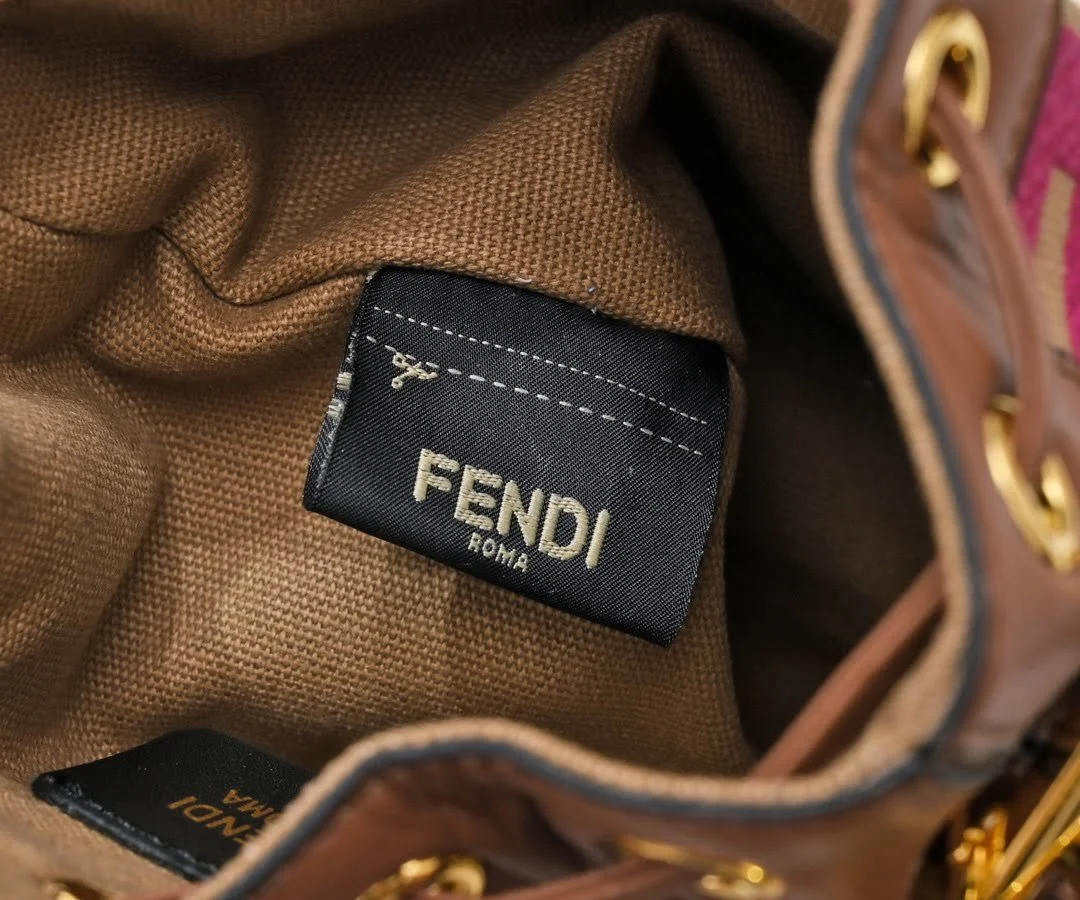 FENDI mini bucket bag 0189 rainbow - LITELUX