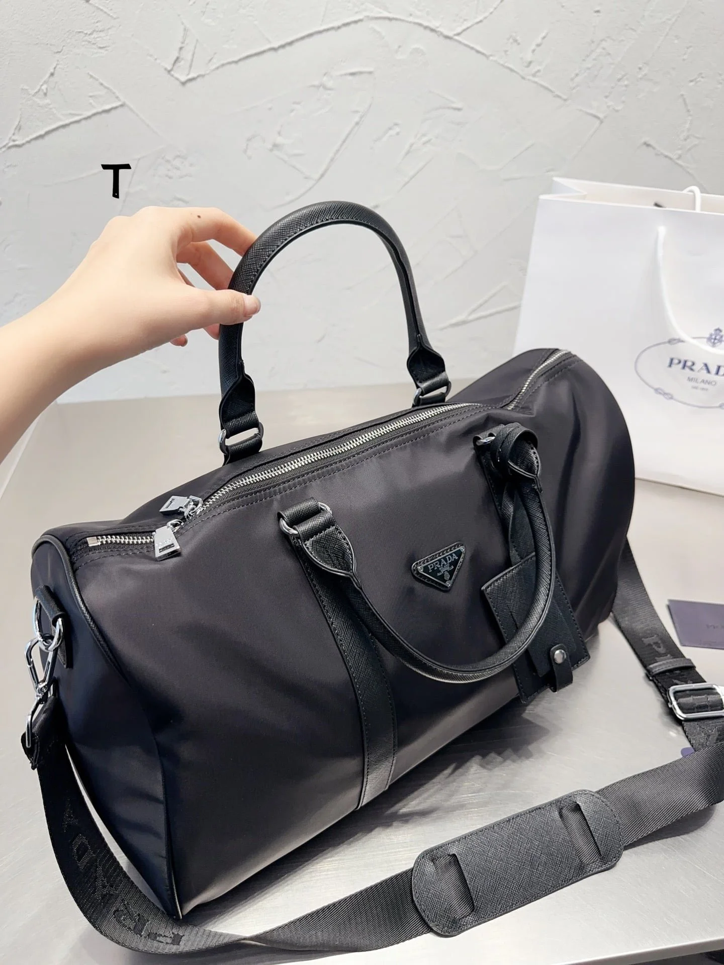 Prada travel bag size: 43*25cm - LITELUX