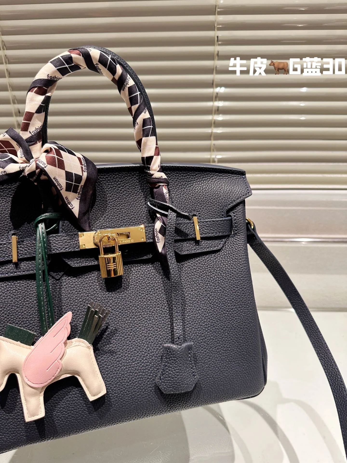 Hermès Birkin Togo Calf Gold Hardware Midnight blue size: 30Cm/ 25Cm - LITELUX