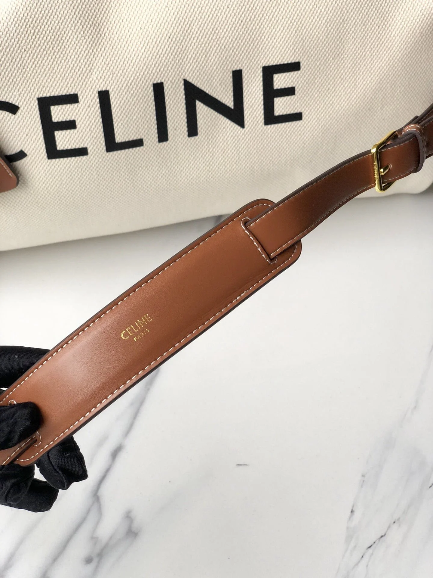 CELINE new travel bag canvas White 8029 size: 50 * 28* 22.5cm - LITELUX