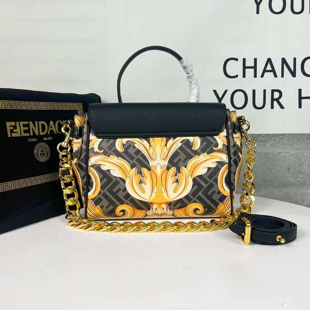FENDI Fendace La Medusa Crossbody bag - LITELUX