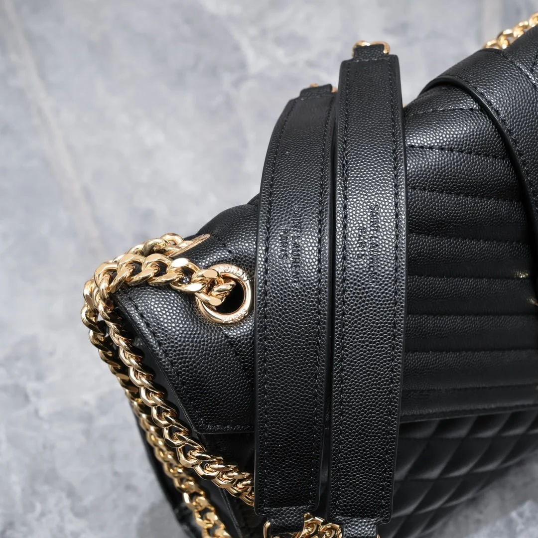 YSL SAINT LAURENT SLP shoulder crossbody bag with gold hardware A1602 size: 31*20*8cm - LITELUX