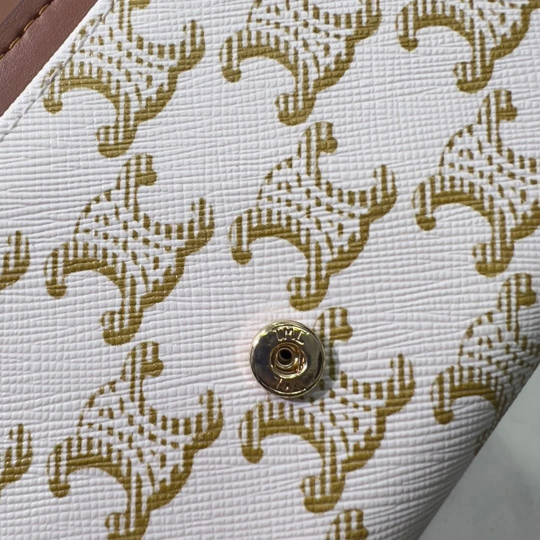 CELINE Presbyopia pattern white Chain bag 621663 Size:19*10.5*3.5cm - LITELUX