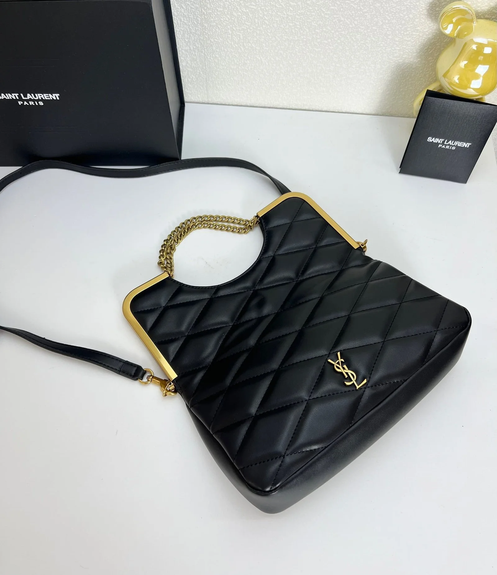 YSL23 New arrival Handbag Crossbody bag black 71314 size: 25*20cm - LITELUX