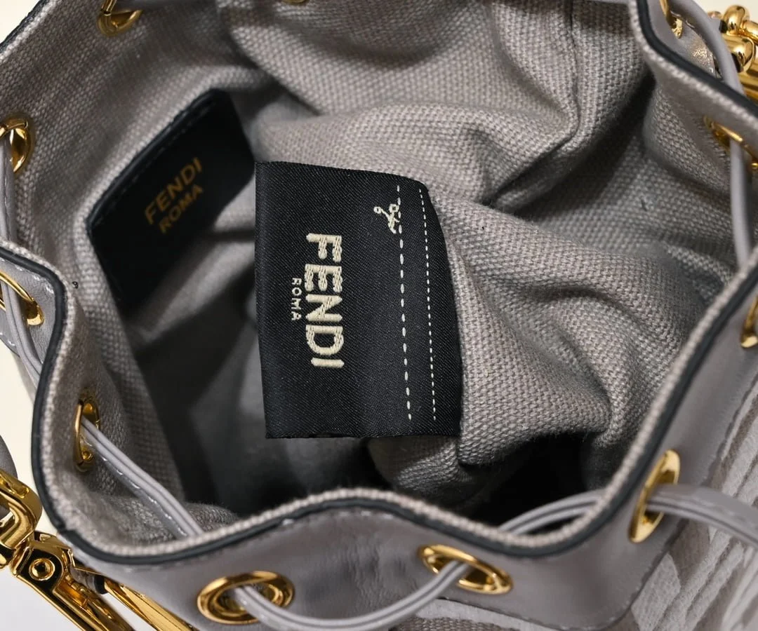 FENDI mini bucket bag 0189 Grey - LITELUX