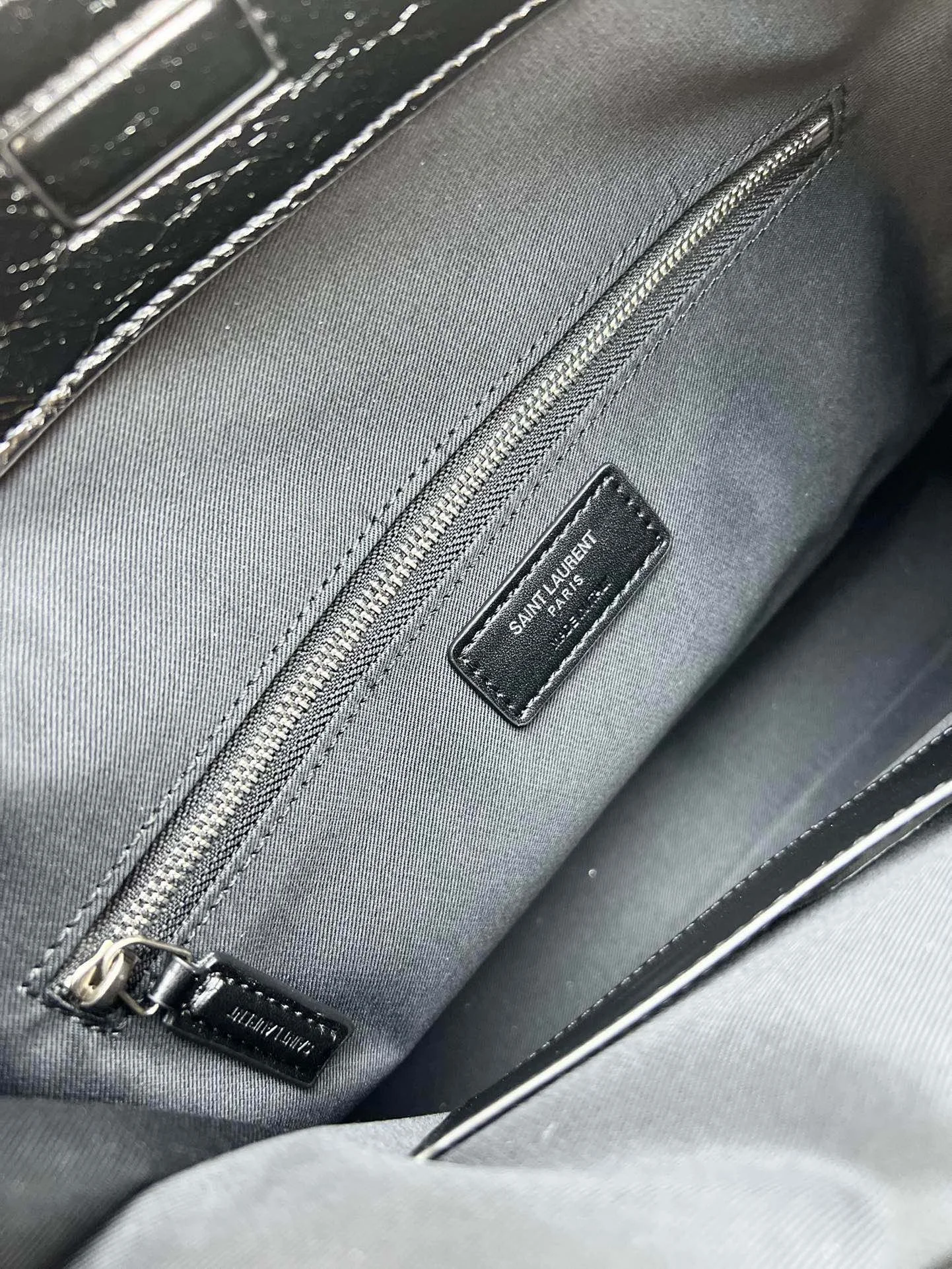 YSL NIKI Wrinkled retro oil wax skin Shoulder and backbody tote bag black 577999 size: 33*27*11.5 cm - LITELUX